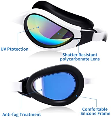 Swimming Goggles No Leaking Anti Fog UV Protection Swim Goggles